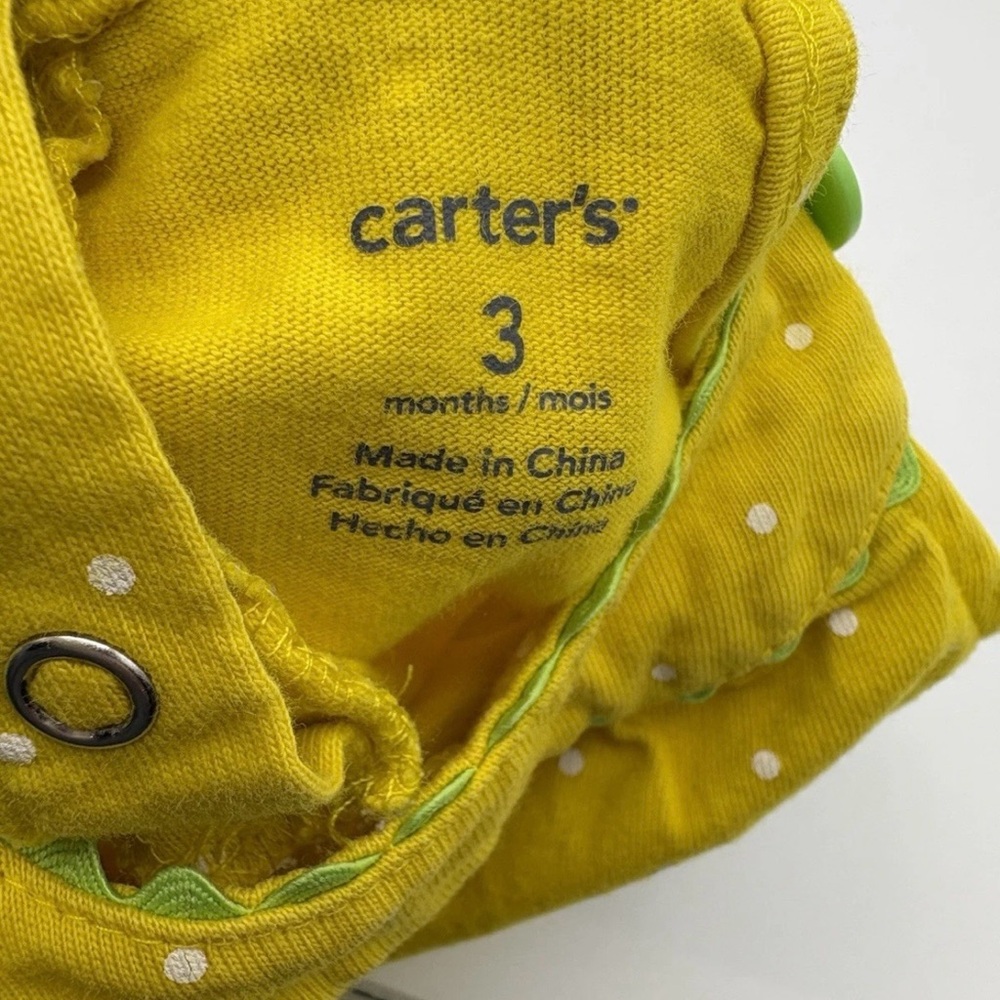 Carters Infant 3-6 Month Lot One Piece  Outfits Sleepers Girl  4 Pieces - Picture 9 of 15